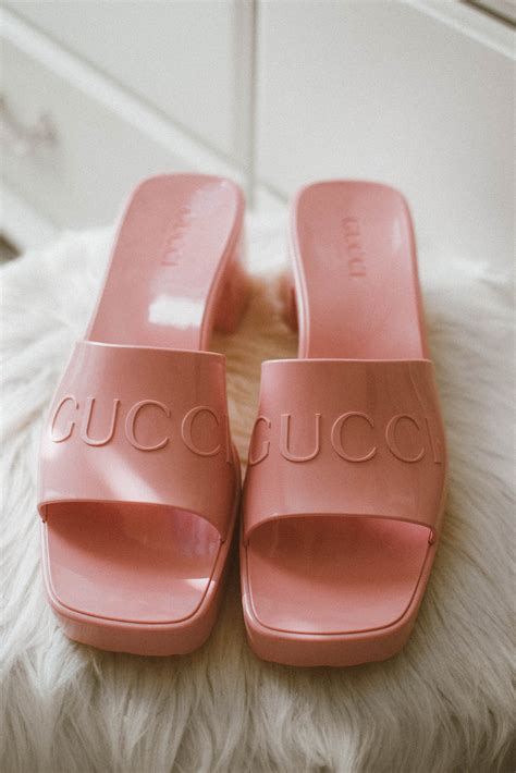 gucci slides ans matching bag|gucci rubber sandals.